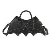 NEEVAS Women Bat Wing Crossbody Bag Goth Punk Fashion Handbag for Girl Gothic Shoulder Bag